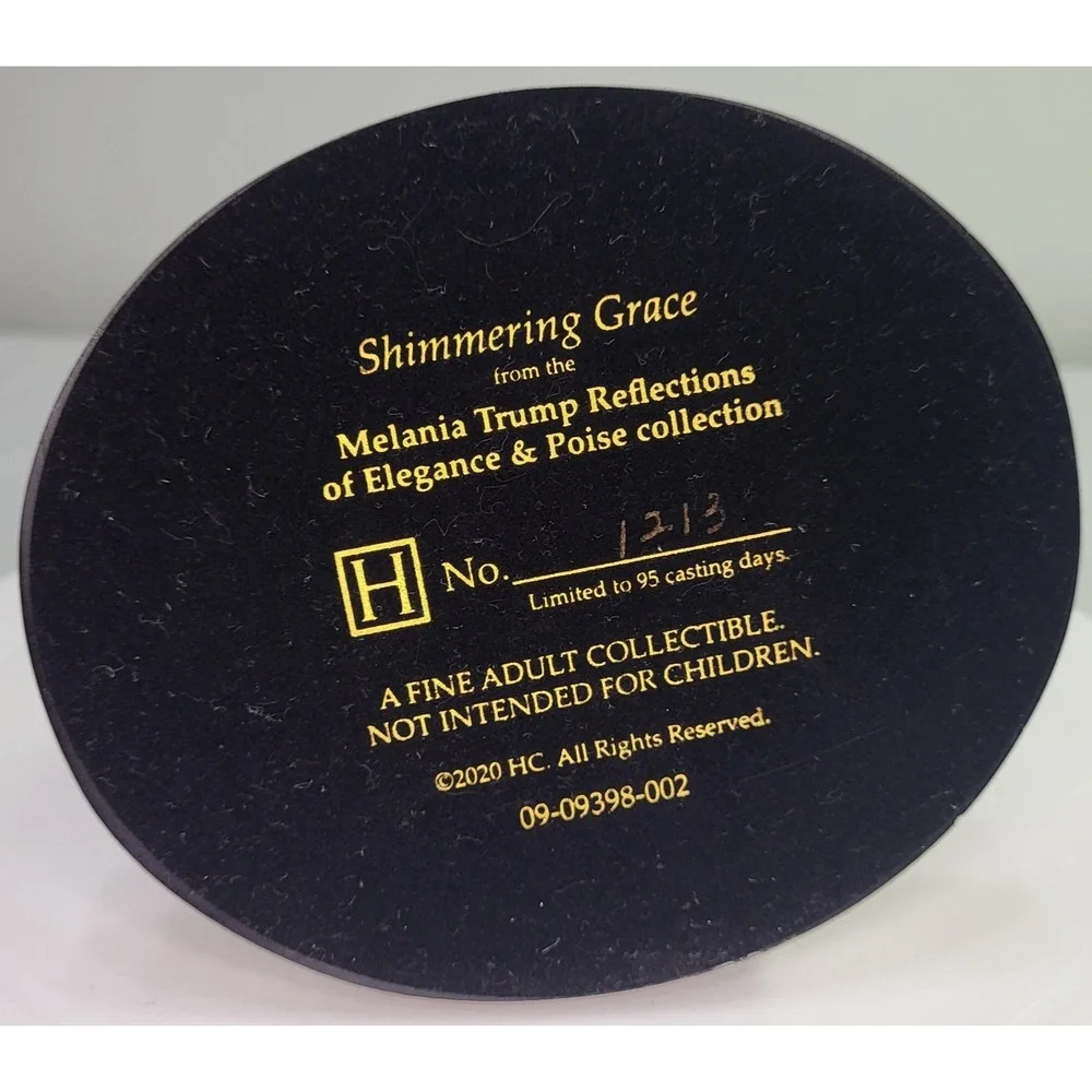 Shimmering Grace Melania Trump Reflections Of Elegance & Poise Collection w/COA